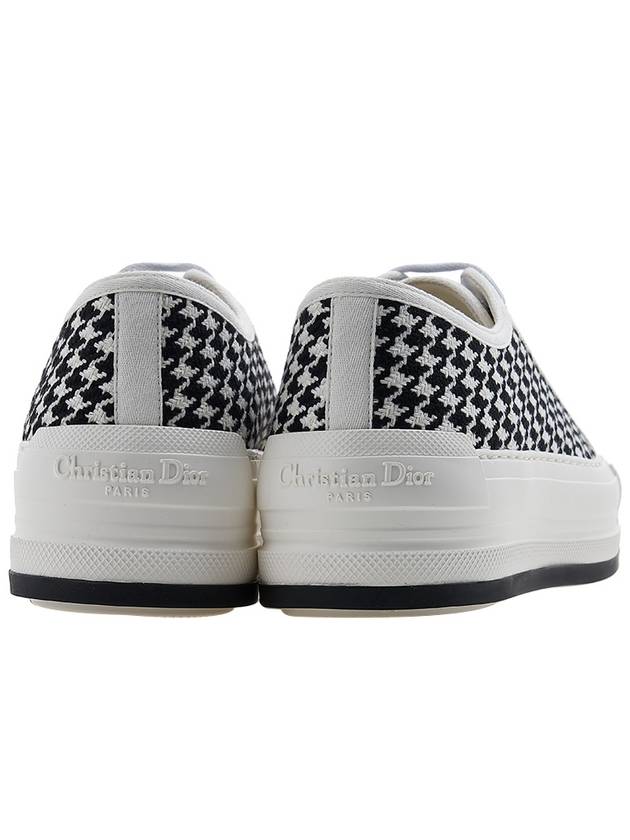 Walk'n'Dior Platform Micro Houndstooth Low Top Sneakers - DIOR - BALAAN 5