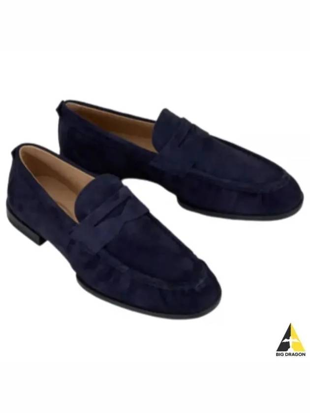 Men's Suede Loafer Blue - TOD'S - BALAAN 2