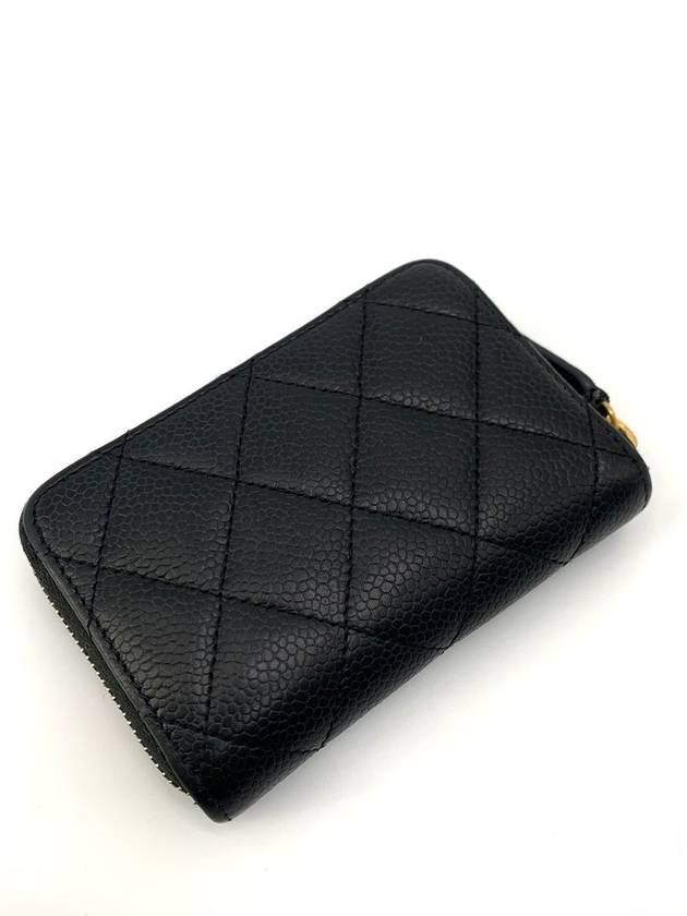 Caviar zipper gold card wallet - CHANEL - BALAAN 2