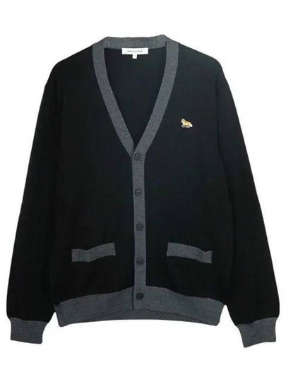 Baby Fox Patch Regular Cardigan Black - MAISON KITSUNE - BALAAN 2