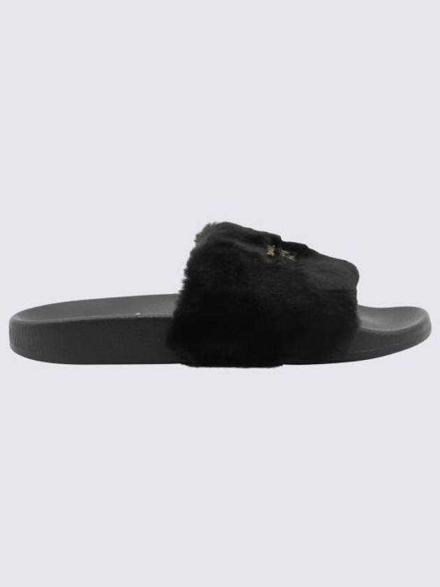 Mule Slippers 77VA3SQ4 ZS359 899 Black - VERSACE - BALAAN 1