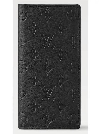 Brazza Monogram Long Wallet Black - LOUIS VUITTON - BALAAN 2