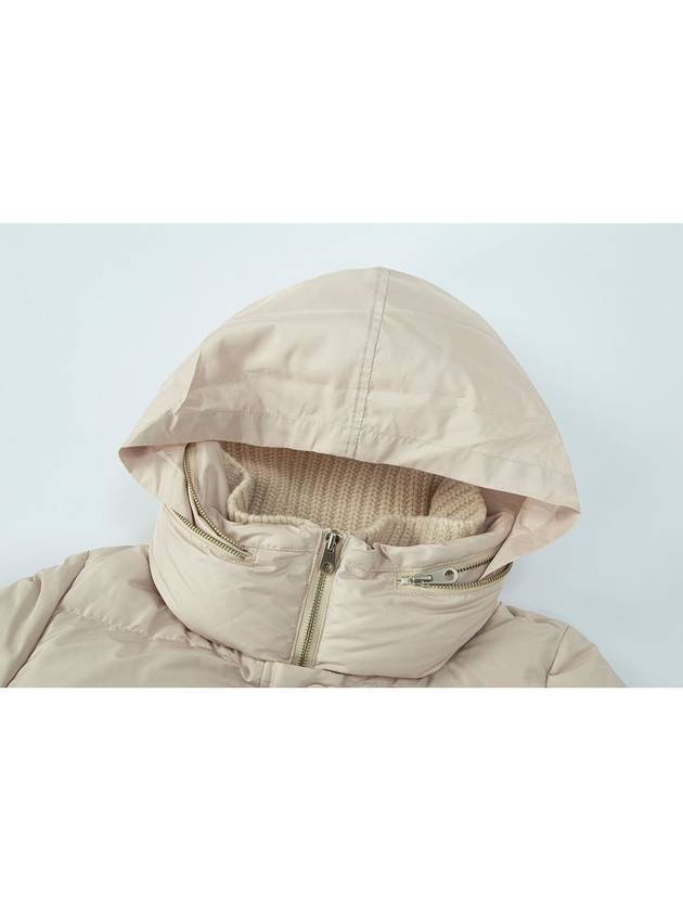 Quilted Rib Trim Hooded Down - CALLAITE - BALAAN 5