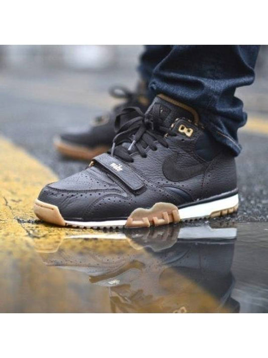 Air Trainer 1 PRM QS Mid Top Sneakers Brown - NIKE - BALAAN.