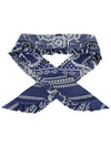 Eperon D'Or Bandana Twilly Scarf Marine - HERMES - BALAAN 3