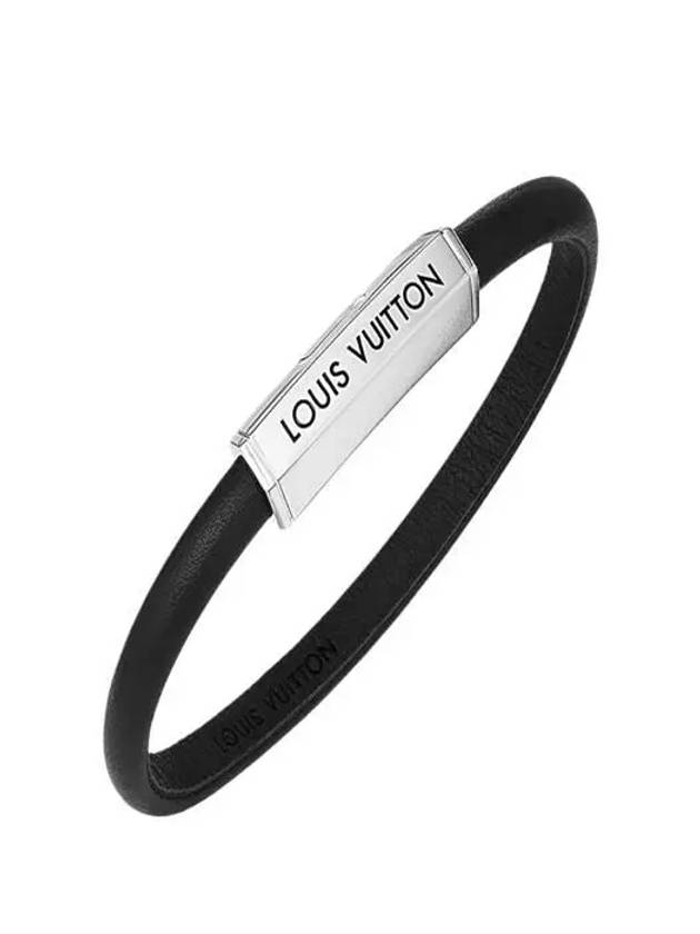 Clip It Bracelet Silver Black - LOUIS VUITTON - BALAAN 3