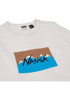 Men's Eco Hybrid Logo T-Shirt NW2411 1G805 C WHT BEG - NANGA - BALAAN 3