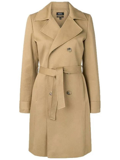 Alexis Cotton Trench Coat Beige - A.P.C. - BALAAN 2