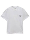 Men's Back Logo Cotton Short Sleeve T-Shirt White - WOOYOUNGMI - BALAAN 5