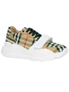 Vintage Check Cotton Sneakers Archive Beige - BURBERRY - BALAAN 2