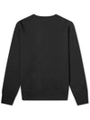 Fairview Face Patch Crew Neck Sweatshirt Black - ACNE STUDIOS - BALAAN 4