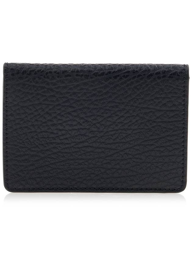 Bovine Leather Card Wallet Black - MAISON MARGIELA - BALAAN 4