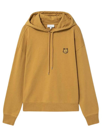 Bold Fox Head Patch Oversize Hoodie Yellow - MAISON KITSUNE - BALAAN 2