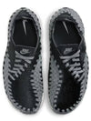 Air Footscape Woven Low Top Sneakers Black Smoke Grey - NIKE - BALAAN 5