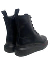 Vilux Leather  Worker Boots Black - ALEXANDER MCQUEEN - BALAAN 3