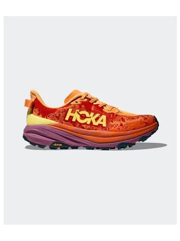 Speed Goat 6 Wide Low Top Sneakers Orange - HOKA ONE ONE - BALAAN 2