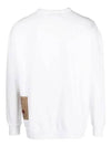 Garment Dyed Cotton Jersey Sweatshirt White - TEN C - BALAAN 4