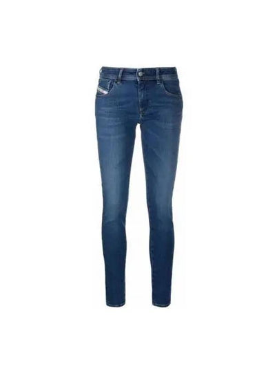 Women's 2018 Slandy Low Super Skinny Jeans Medium Blue - DIESEL - BALAAN 2