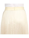 Gavino Long Pleated Skirt Beige - MAX MARA - BALAAN 8