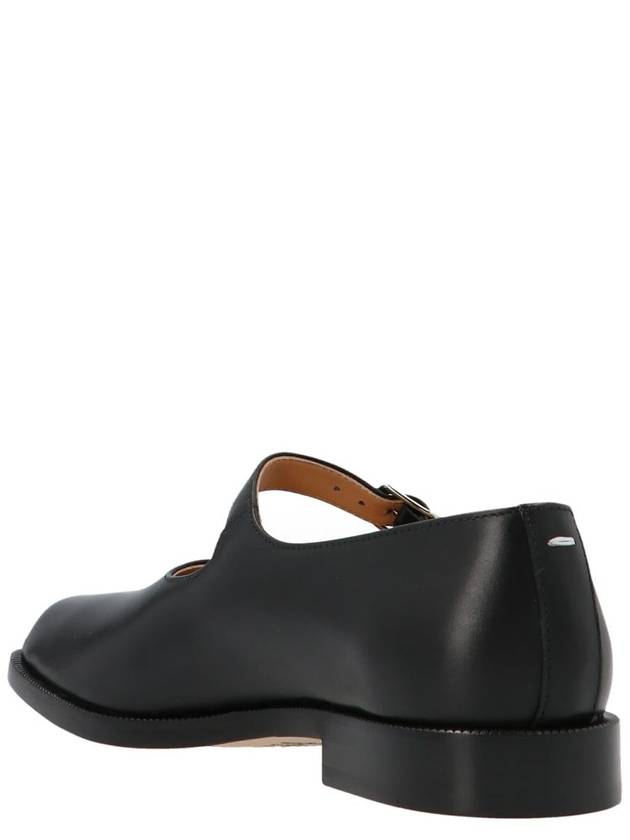 Women's Tabi Calfskin Mary Jane Flat Shoes Black - MAISON MARGIELA - BALAAN 3