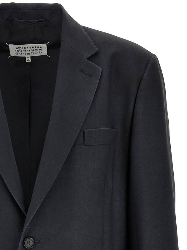 Maison Margiela Single-Breasted Mohair Blazer - MAISON MARGIELA - BALAAN 3