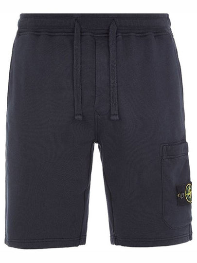 Wappen Patch Pocket Drawstring Shorts Navy - STONE ISLAND - BALAAN 2