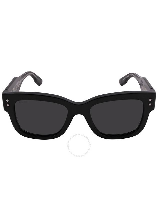 Eyewear Logo Square Acetate Sunglasses Black - GUCCI - BALAAN 2