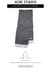 New Wool Stitch Muffler Grey - ACNE STUDIOS - BALAAN 3