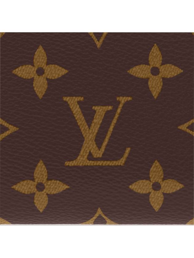 Lisa Monogram Half Wallet Rose Lollipop Brown - LOUIS VUITTON - BALAAN 6