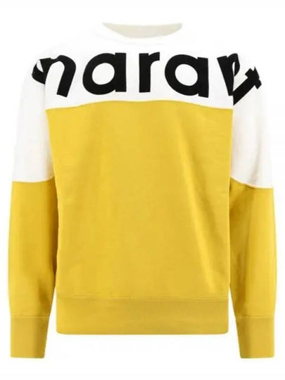 Howley Logo Crew Neck Sweatshirt Yellow - ISABEL MARANT - BALAAN 2