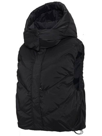 Hooded detachable down vest BK - PASSARDI - BALAAN 2