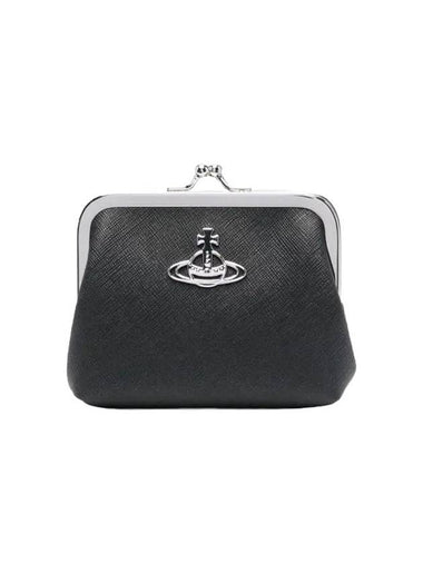 Derby Frame Coin Wallet Black - VIVIENNE WESTWOOD - BALAAN 1