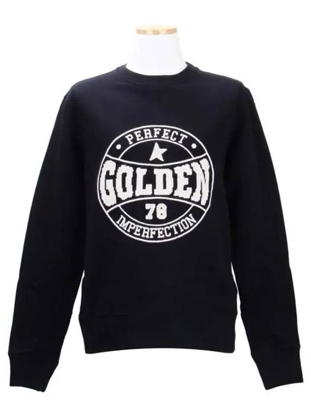 Logo Detail Cotton Sweatshirt Black - GOLDEN GOOSE - BALAAN 2