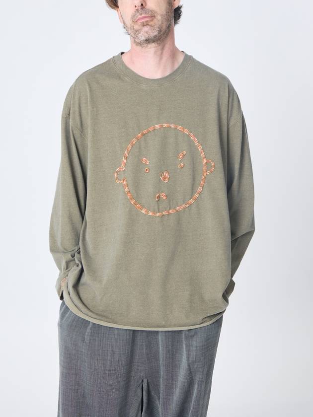 Men's So Serious Long Sleeve Sweatshirt Green - WHYSOCEREALZ - BALAAN 1