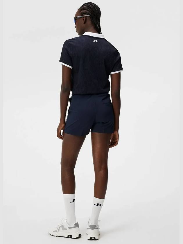 Izara Short Sleeve Polo Shirt Navy - J.LINDEBERG - BALAAN 5