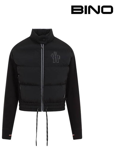 Padded zip up jacket black - MONCLER - BALAAN 2