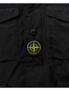 Wappen Patch Pocket Field Zip Up Jacket Black - STONE ISLAND - BALAAN 3