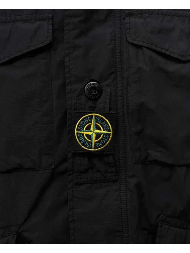 Waffen Naslan Track Jacket Black - STONE ISLAND - BALAAN 3