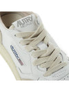 Medalist Suede Green Tab Low Top Sneakers White Beige - AUTRY - BALAAN 9