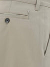 De Coeur Motif Chino Shorts Beige - AMI - BALAAN 4