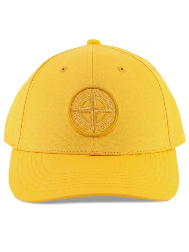 Wrap 6 Panel Ball Cap Yellow - STONE ISLAND - BALAAN 2