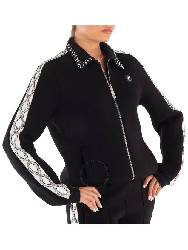 Philipp Plein Crystal Braid Embellished Jogging Jacket, Size Large - PHILIPP PLEIN - BALAAN 2