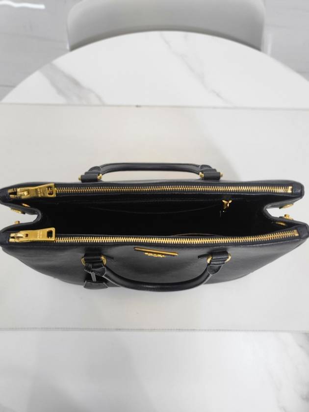 1BA274 Galleria Saffiano Lux Double Zip Shoulder Bag - PRADA - BALAAN 3