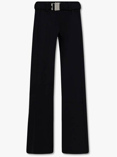 MISBHV ‘Lara’ Low Rise Flared Trousers, Women's, Black - MISBHV - BALAAN 1