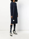 Classic Loopback 4-Bar Sweater Midi Dress Light Navy - THOM BROWNE - BALAAN 4