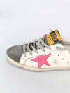 Women's Glitter Tab Superstar Classic Low Top Sneakers White - GOLDEN GOOSE - BALAAN 3