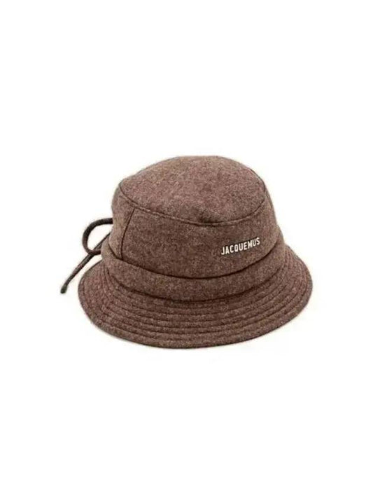 Le Bob Gajo bucket hat dark brown - JACQUEMUS - BALAAN 1