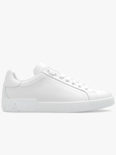 Portofino Calfskin Low Top Sneakers White - DOLCE&GABBANA - BALAAN 2