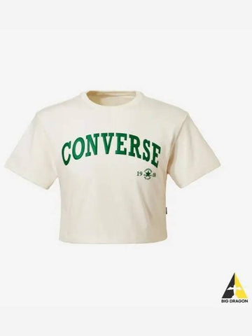 Retro Chuck Crop Tee EGRET - CONVERSE - BALAAN 1