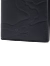 Camo Embossed Leather Tri-Fold Half Wallet Black - MULBERRY - BALAAN 7